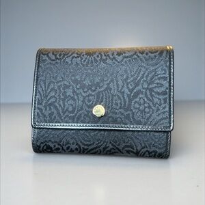 Lanvin Black Textured Women's Wallet